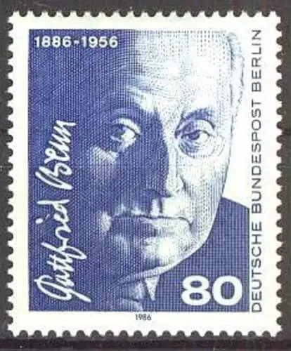 BERLIN 1986 Mi-Nr. 760 ** MNH