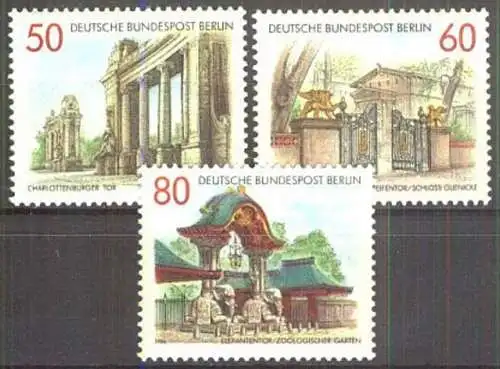 BERLIN 1986 Mi-Nr. 761/63 ** MNH