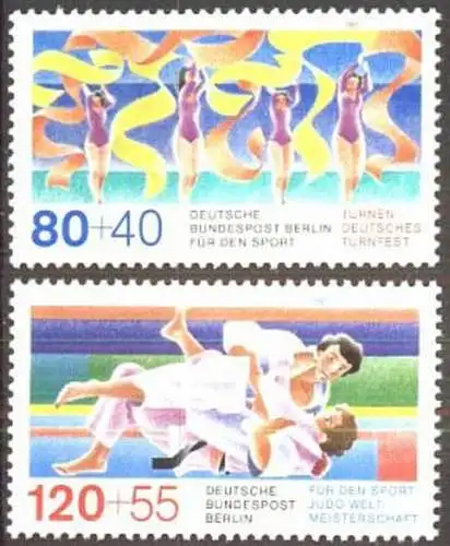 BERLIN 1987 Mi-Nr. 777/78 ** MNH