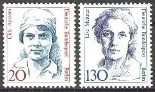 BERLIN 1988 Mi-Nr. 811/12 ** MNH