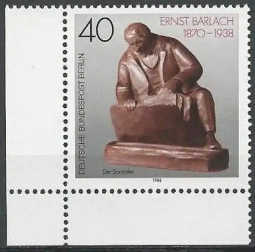 BERLIN 1988 Mi-Nr. 823 Eckrand ** MNH