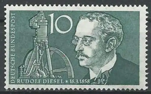 DEUTSCHLAND 1958 Mi-Nr. 284 ** MNH