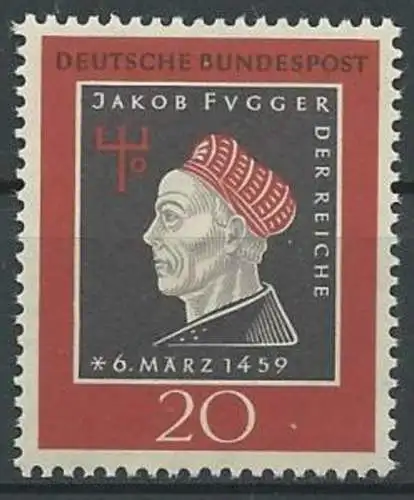 DEUTSCHLAND 1959 Mi-Nr. 307 ** MNH