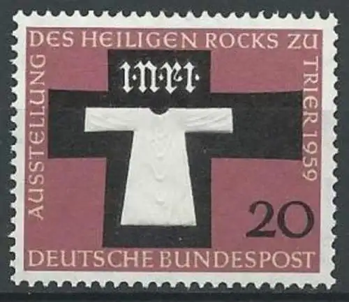 DEUTSCHLAND 1959 Mi-Nr. 313 ** MNH