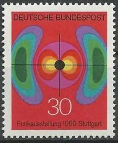 DEUTSCHLAND 1969 Mi-Nr. 599 ** MNH