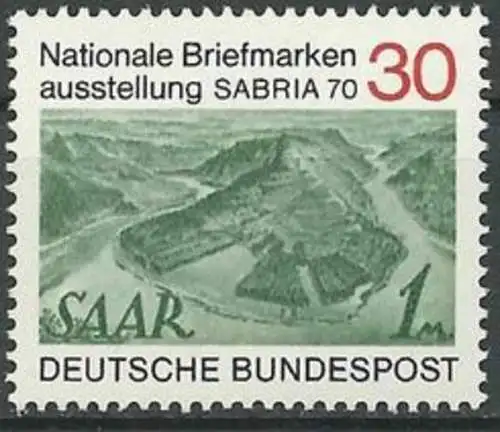 DEUTSCHLAND 1970 Mi-Nr. 619 ** MNH