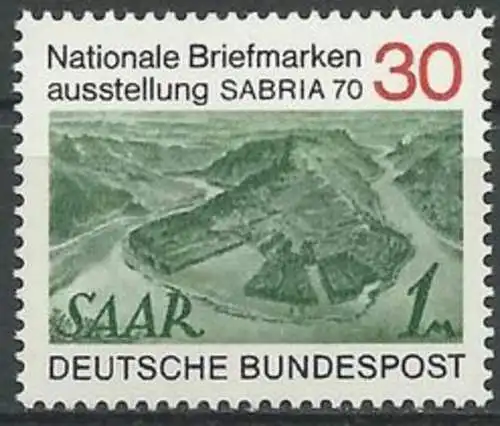 DEUTSCHLAND 1970 Mi-Nr. 619 ** MNH