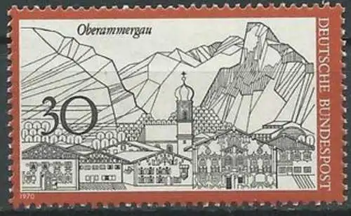 DEUTSCHLAND 1970 Mi-Nr. 622 ** MNH