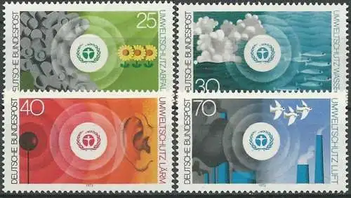 DEUTSCHLAND 1973 Mi-Nr. 774/77 ** MNH