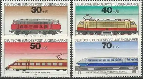 DEUTSCHLAND 1975 Mi-Nr. 836/39 ** MNH