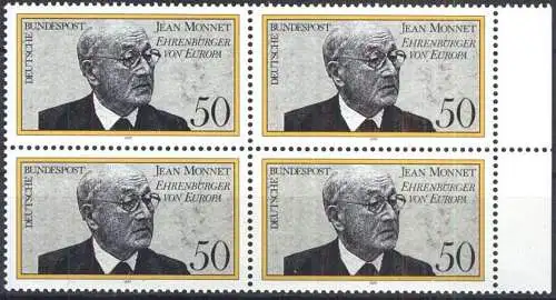 DEUTSCHLAND 1977 Mi-Nr. 926 Viererblock ** MNH