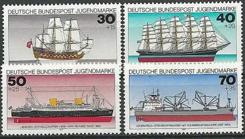 DEUTSCHLAND 1977 Mi-Nr. 929/32 ** MNH