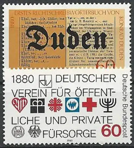 DEUTSCHLAND 1980 Mi-Nr. 1039 1044 ** MNH