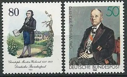 DEUTSCHLAND 1983 Mi-Nr. 1183 1184 ** MNH