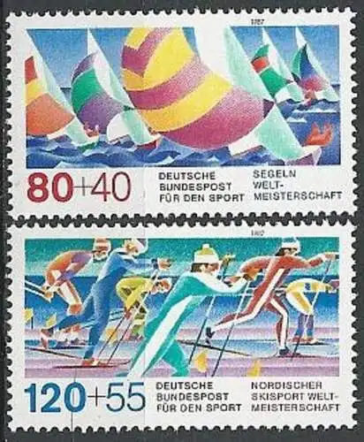 DEUTSCHLAND 1987 Mi-Nr. 1310/11 ** MNH
