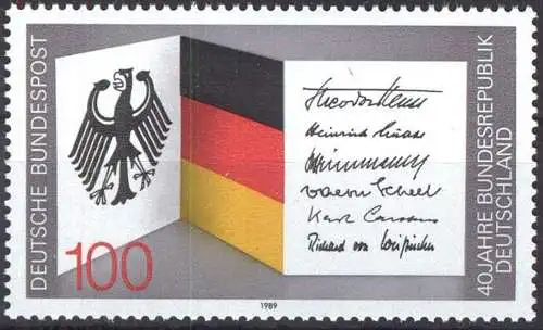 DEUTSCHLAND 1989 Mi-Nr. 1421 ** MNH