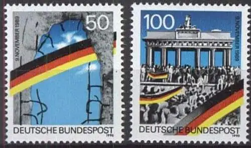 DEUTSCHLAND 1990 Mi-Nr. 1481/82 I ** MNH