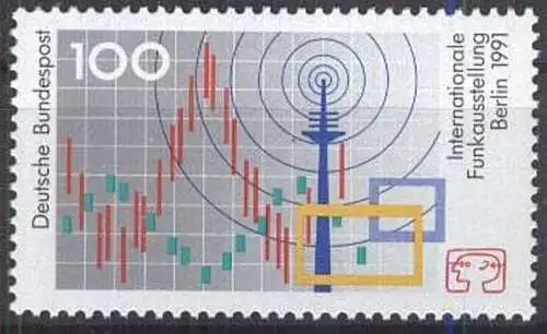 DEUTSCHLAND 1991 Mi-Nr. 1553 ** MNH