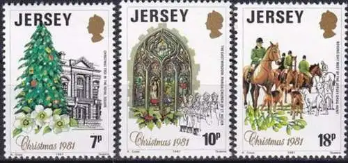 JERSEY 1981 Mi-Nr. 270/72 ** MNH