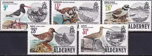 ALDERNEY 1984 Mi-Nr. 13/17 ** MNH