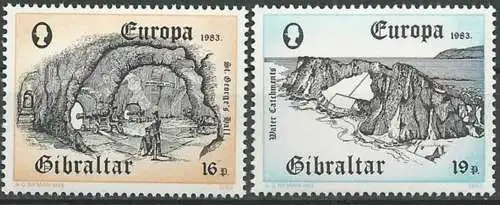GIBRALTAR 1983 Mi-Nr. 463/64 ** MNH - CEPT