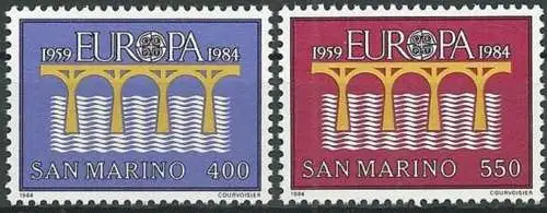 SAN MARINO 1984 Mi-Nr. 1294/95 ** MNH - CEPT