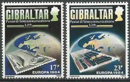 GIBRALTAR 1984 Mi-Nr. 475/76 ** MNH - CEPT