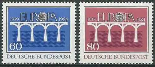 DEUTSCHLAND 1984 Mi-Nr. 1210/11 ** MNH - CEPT