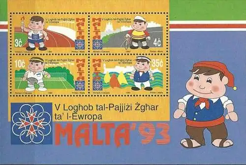 MALTA 1993 Mi-Nr. Block 12 ** MNH