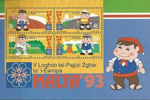 MALTA 1993 Mi-Nr. Block 12 ** MNH