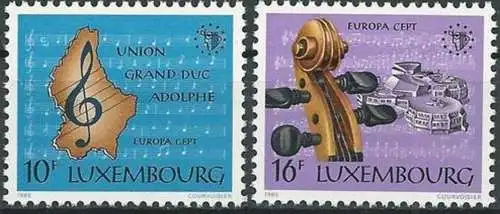 LUXEMBURG 1985 Mi-Nr. 1125/26 ** MNH - CEPT