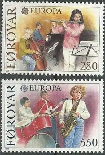 FÄRÖER 1985 Mi-Nr. 116/17 ** MNH - CEPT