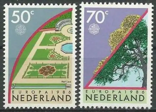 NIEDERLANDE 1986 Mi-Nr. 1292/93 ** MNH - CEPT