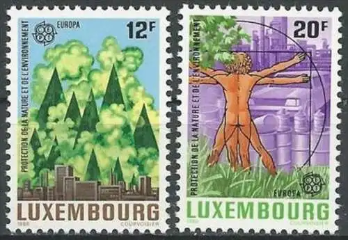 LUXEMBURG 1986 Mi-Nr. 1151/52 ** MNH - CEPT