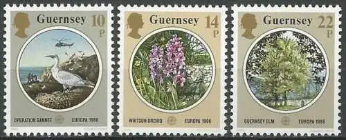 GUERNSEY 1986 Mi-Nr. 358/60 ** MNH - CEPT