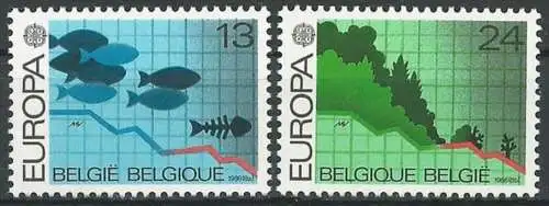 BELGIEN 1986 Mi-Nr. 2263/64 ** MNH - CEPT