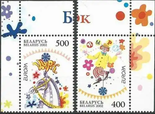 BELARUS 2002 Mi-Nr. 447/48 ** MNH