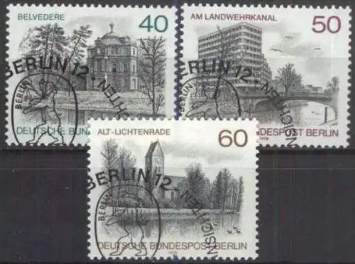 BERLIN 1978 Mi-Nr. 578/80 o used