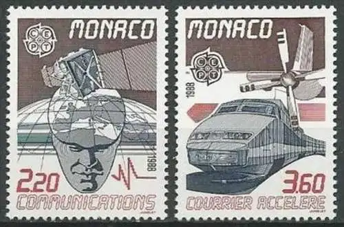 MONACO 1988 Mi-Nr. 1859/60 ** MNH - CEPT