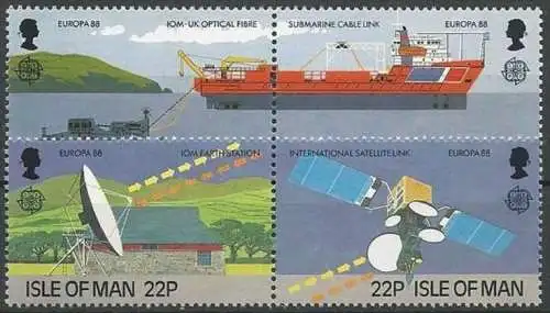 ISLE OF MAN 1988 Mi-Nr. 367/70 ** MNH - CEPT