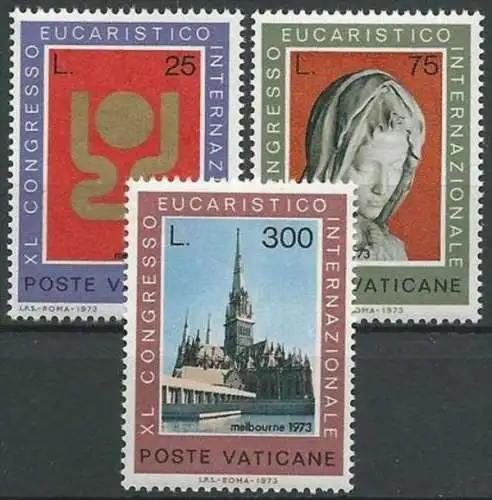 VATIKAN 1973 Mi-Nr. 615/17 ** MNH