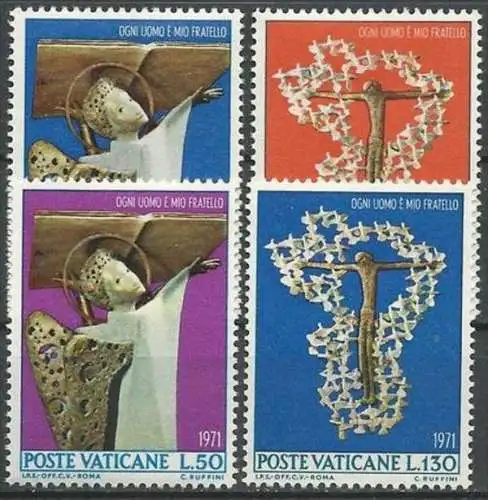 VATIKAN 1971 Mi-Nr. 577/80 ** MNH