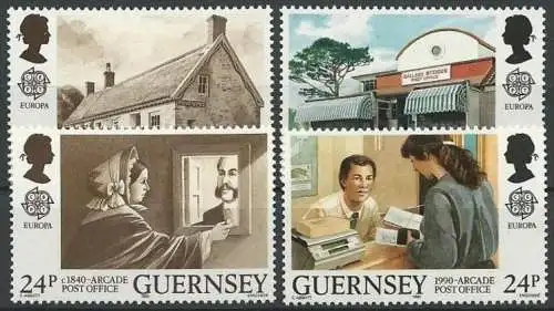 GUERNSEY 1990 Mi-Nr. 483/86 ** MNH - CEPT