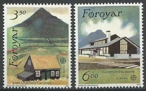 FÄRÖER 1990 Mi-Nr. 198/99 ** MNH - CEPT