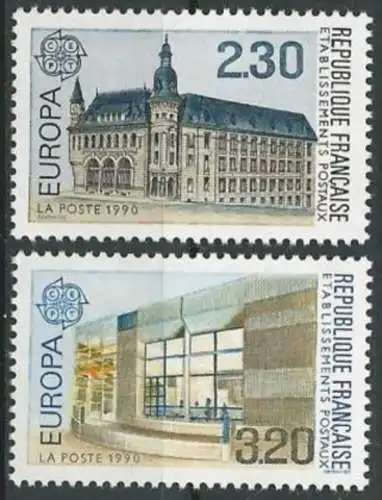 FRANKREICH 1990 Mi-Nr. 2770/71 ** MNH - CEPT