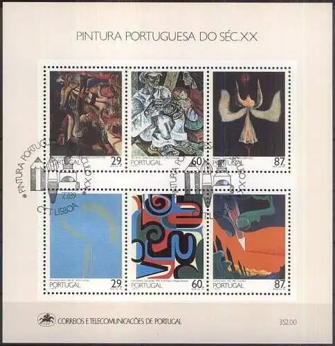 PORTUGAL 1989 Mi-Nr. Block 68 o used
