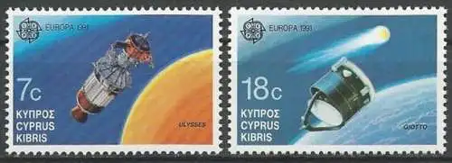ZYPERN 1991 Mi-Nr. 771/72 ** MNH - CEPT