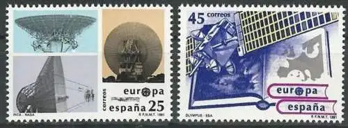 SPANIEN 1991 Mi-Nr. 2990/91 ** MNH - CEPT