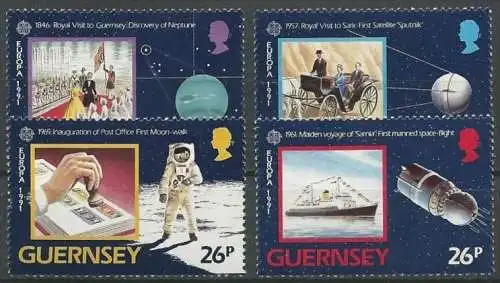 GUERNSEY 1991 Mi-Nr. 518/21 ** MNH - CEPT