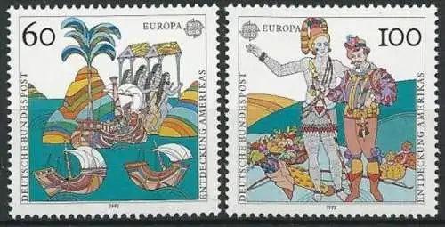 DEUTSCHLAND 1992 Mi-Nr. 1608/09 ** MNH - CEPT